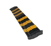 Barriera Retrattile for Coni Traffico Di Sicurezza for Coni Stradali - PVC Resistente E Retrattile Da 6 Piedi A 10 Piedi, Ideale for Vialetti Ed Eventi(Yellow 1.25m-2m(4.1ft-6.56ft),15PCS)