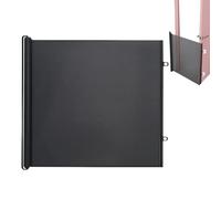 Barriera Retrattile In Rete 110/130cm Tessuto Cancelletto Estensibile Per Scale Con 2 Posizionatori 2 Ganci Senza Installazione Per Bagno Balcone Porta, Corridoio, Sala Giochi, Portico, Fines