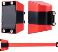 Barriera retrattile per code con supporto magnetico a parete, nastro di sicurezza per vendita al dettaglio, gestione delle code espandibile, cintura di controllo della folla per eventi e negozi