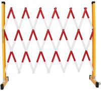 Barriera retrattile per il traffico Barriera Di Sicurezza Espandibile Retrattile Con Ruote Rosse E Bianche 1,2x(2-5) M(1.2 * 300cm)