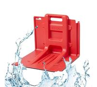 Barriera riutilizzabile a forma di L, struttura in ABS ispessito per un'efficace protezione dell'acqua in casa e all'aperto
