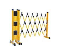 Barriera stradale espandibile con base in gomma stabile per costruzione e controllo del traffico, recinzione di sicurezza 900 cm, portatile, facile da installare