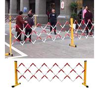 Barriera Stradale espandibile - Recinzione Flessibile Portatile per Aree riservate, Centri Commerciali - Facile da Montare - Dimensioni: 1,2 m x 2,5 m (3,9 Piedi x 8,2 Piedi)