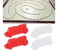 Barriera Stradale per Pista da Corsa da 120 Pezzi, Recinzione per Pista da Drift in Plastica Resistente per Pista da Corsa per Auto RC, Mini Blocchi Stradali per Esercizi di Drifting per Auto RC Acces