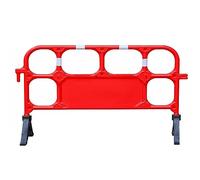 barriera stradale pieghevole, Barricata in plastica espandibile for esterni for vialetti/scale/parcheggi, recinzione mobile portatile for il controllo della folla(Red,4pcs)