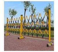 Barriera stradale portatile - Recinzione istantanea estensibile per la sicurezza stradale - Ideale per stazioni di servizio scuole centri commerciali - 1 pezzo (colore: giallo e nero Dimensioni: 1 x