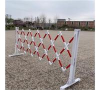Barriera Stradale Retrattile - Barriera di Sicurezza per corsie Alta 1,2 Metri, Realizzata in plastica e Acciaio, barriera Portatile per Un Facile Controllo degli accessi e Gestione del traf