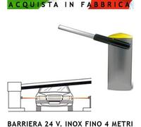 Barriera Stradale Sblocco a Chiave Asta Fino a 4 Metri Kit 2 Coppie Fotocellule