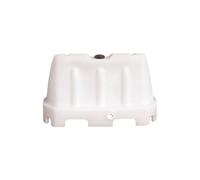 CARTELLI SEGNALATORI BARRIERA STRADALE 100x40x70cm BIANCO tipo NEW JERSEY