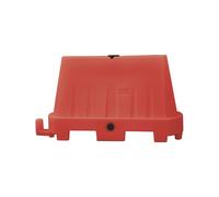 BARRIERA STRADALE 100x40x70cm ROSSO tipo NEW JERSEY CARTELLI SEGNALATORI