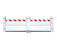 Barriere Antiallagamento Riutilizzabili in Alluminio piastra di ritenzione idrica e soglia anti-inondazione, adatta per garage e ingresso con sistema di casseri di controllo delle(120 * 40cm)