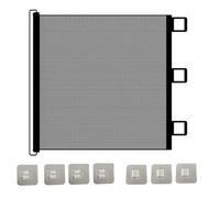 Barrière Chien - Barrière Rétractable Ajustable Animaux | Porte Sécurité Bébé Animaux - Entrée pour Cuisine Portes Intérieures Couloir Jardin Balcon Terrasse