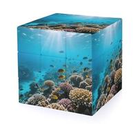 Barriere coralline, cubo magico di pesci tropicali, l'originale cubo 3x3, Speed Cube Problem-Solving Brain Teaser, Giocattolo puzzle sensoriale facile da girare, giocattolo sensoriale antistress forma