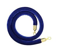 Barriere di controllo della folla, corda per il controllo della folla, 150 cm, accessorio multifunzionale con ganci a scatto per post, divisore per code, robusta, per decorazione a tema tappeto rosso