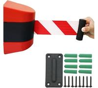 Barriere di corda, Barriera retrattile, barriera a muro for il controllo della folla da 2/3/5/10 m, con accessori di montaggio, for in parchi giochi, hotel