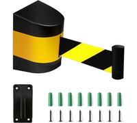 Barriere di corda, Barriera retrattile, barriera a nastro for con montaggio a parete, a muro for il controllo della folla, accessori di, for parchi giochi, hotel