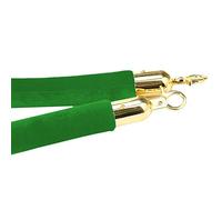 barriere di corda Corde di barriera for il controllo della folla, corde di sostegno industriali for hotel/teatri, for red carpet/sale cinematografiche/matrimoni/(Green,Length 3M/9.8Ft/118In)