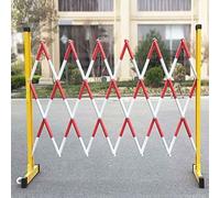 Barriere di sicurezza pieghevoli espandibili, 1,2 m x 3 m, controllo della folla del cantiere, ideale per eventi all'aperto, parchi e hotel, portatile, facile installazione