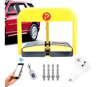 Barriere Parcheggio Elettrica Serratura del Telecomando, Sensore Batteria al Litio, Posto Auto con Allarme Barriera Automatica, Blocco Parcheggio Auto