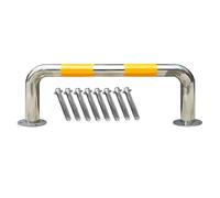 Barriere Parcheggio Il Dissuasore Di Sicurezza In Acciaio Inossidabile Monta La Barriera Protettiva Di Parcheggio Per Il Controllo Del Traffico Della Guardavia Per Parcheggi (50x30cm/19.7x11.8in)