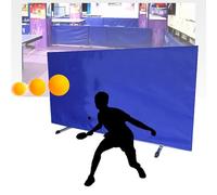 Barriere pieghevoli da ping pong, 8 pezzi, divisori portatili, ideali per scuole e stadi, 140 x 75 cm, efficaci schermi temporanei per una maggiore messa a fuoco del gioco
