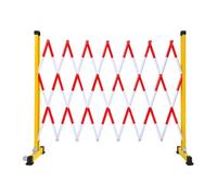 Barriere Retrattili di Sicurezza, Barricata Mobile Espandibile, con Ruote | Impermeabile e Resistente, Adatta per Scuole, Stabilimenti e Strade(3m/9.8ft)