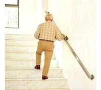 Barriere Ringhiere per scale in acciaio inossidabile argento Assistenza per l'equilibrio Scala antiscivolo Ringhiera Corrimano per disabili/Anziani/Bambini/Donne incinte(200cm)