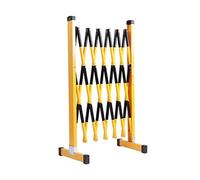 Barriere stradali telescopiche, blocchi stradali telescopici in metallo, con design a scatto e fissaggio multidirezionale, guardrail mobili, adatti for il controllo del traffico(Color2,1.2x2m)