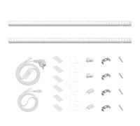 Barrina Lampada a LED T5, 59 cm, 5000 K, luce bianca a spettro completo, 20 W (2 x 10 W), 2 m, 2 pezzi