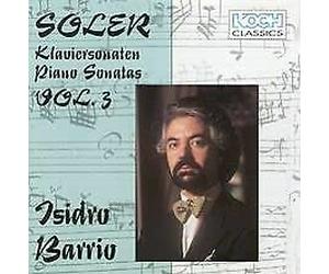 Barrio,Isidro - Klaviersonaten Vol.3