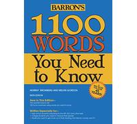 Barron's 1100 Words You Need to Know