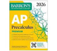 Barron's Educat AP Precalculus Premium, 2026: Prep Book with 3 Pract (Tascabile)