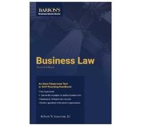 Barron's Educational Series Robert W. Emerson Business Law (Tascabile)