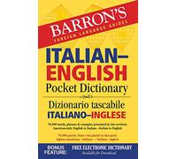 Barron's Italian-English Pocket Dictionary [Lingua inglese]: 70,000 words, phrases & examples