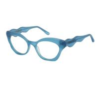 Barrow Occhiali da vista VBA010 LIQUID 09LZ Acetato Farfalla Azzurro/Giallo Donna