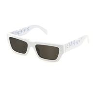 Barrow SBA003V 0847 Bianco Neve Lucido Sunglasses Unisex Acetate, Square, 55