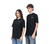 BARROW T-Shirt a Manica Corta Nera per Uomo e Donna con Logo e Smile L
