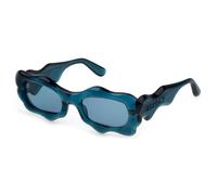 Barrow Unisex SBA005 LIQUID 892 Occhiali da sole Acetato Blu Blu Squadrata Normale