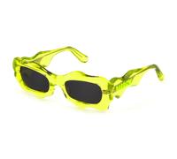Barrow Occhiali da sole SBA005 LIQUID 998 Acetato Verde-Grigio Squadrata Unisex