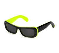 Barrow Unisex Barrow SBA006V ALIEN 0B29 Occhiali da sole Acetato Nero Grigio Farfalla Normale