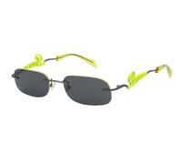 Barrow Unisex Barrow SBA013 ROUND GLASANT 593 Occhiali da sole Metallo Grigio Grigio Geometrica Normale