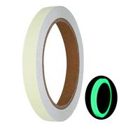 BARRU 1 Rotolo Adesivi Fluorescenti,Nastro Bagliore Nel Buio Impermeabile,Nastro Luminoso Autoadesivo,per Scale,Cartello di Uscita,Gradini,5m * 10mm(Verde)