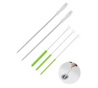 BARRU 5 Pcs Stura Lavandini e Scarichi, Inclusi 2 Stura Lavandini 45cm e 3 Diverse Scovolino per Bottiglie, Flessibile Sturalavandini, per Bagno e Cucina di Lavello Tubature Dell’acqua e Scarico