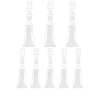 BARRU 8Pcs Tubi vuoti per balsamo per labbra, contenitori per campioni cosmetici 10 ml, Contenitori per balsamo per labbra ricaricabili, Adatti per cosmetici da viaggio(10ml*5+15ml*3)