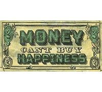 Barry Goodman Money can' t Buy Happiness 30 x 60 cm stampa su tela, multicolore