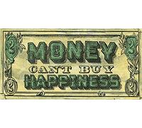 Barry Goodman Money can' t Buy Happiness 50 x 100 cm stampa artistica, multicolore