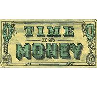 Barry Goodman Time is Money 30 x 60 cm stampa artistica, multicolore