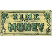 Barry Goodman Time is Money 50 x 100 cm stampa su tela, multicolore