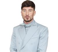 Barry Keoghan (Suit) Ritaglio di buddy a metà corpo