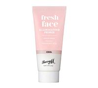 Barry M Cosmetics - Primer per trucco viso fresco con particelle iridescenti argentate a complessità, argento freddo